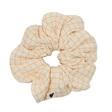 Chouchou petits carreaux - Ecru