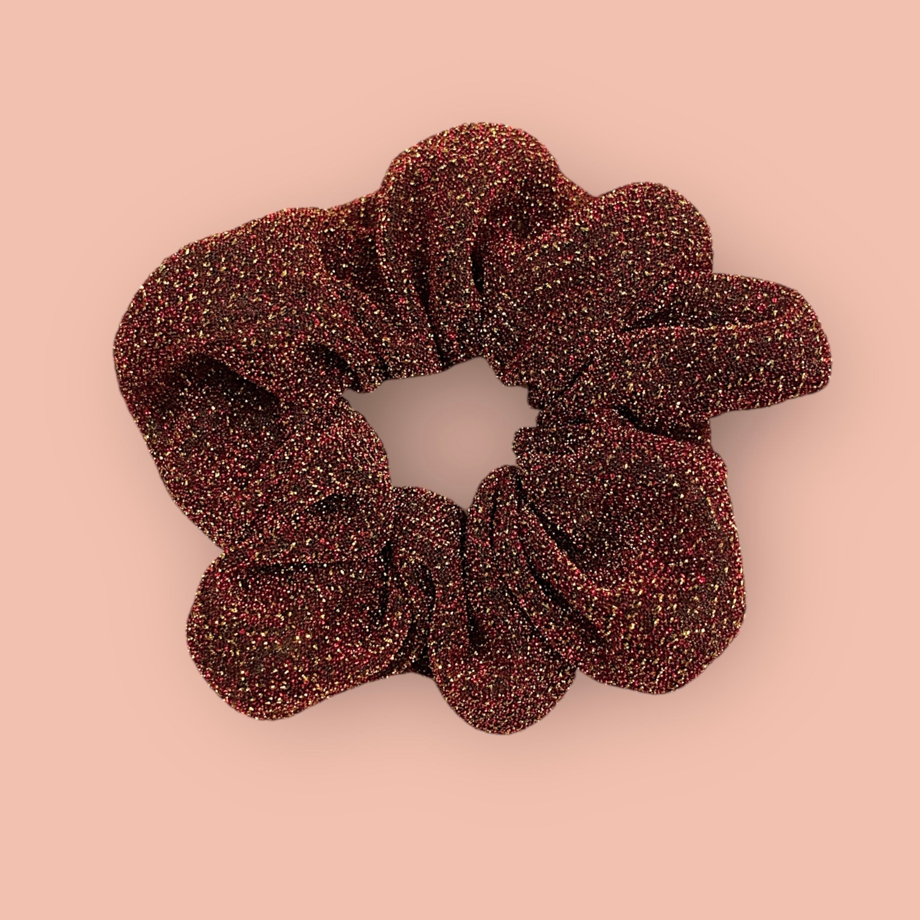 Chouchou paillettes - Orange fête