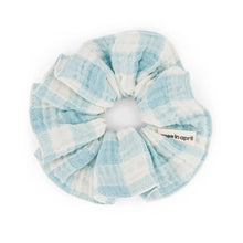 chouchou vichy bleu