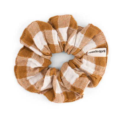 chouchou vichy caramel
