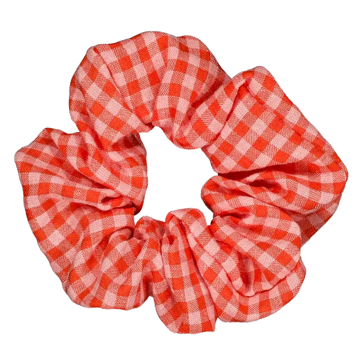 chouchou vichy fraise luciole et petit pois