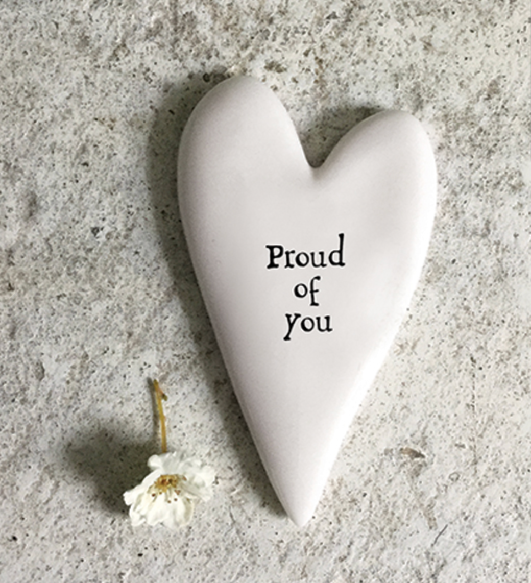 Coeur porte bonheur - Proud of you