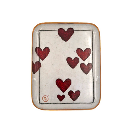 Plateau coeur à jouer - Demi plateau