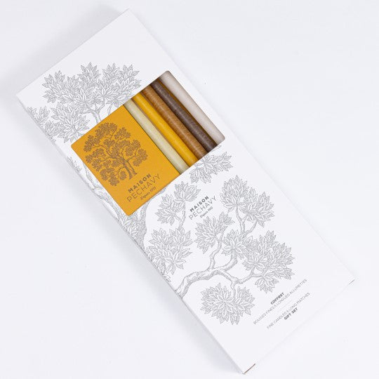 Coffret 10 bougies et allumettes - Nude Miel
