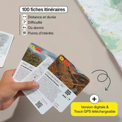 coffret recto verso 100 randonnées en France