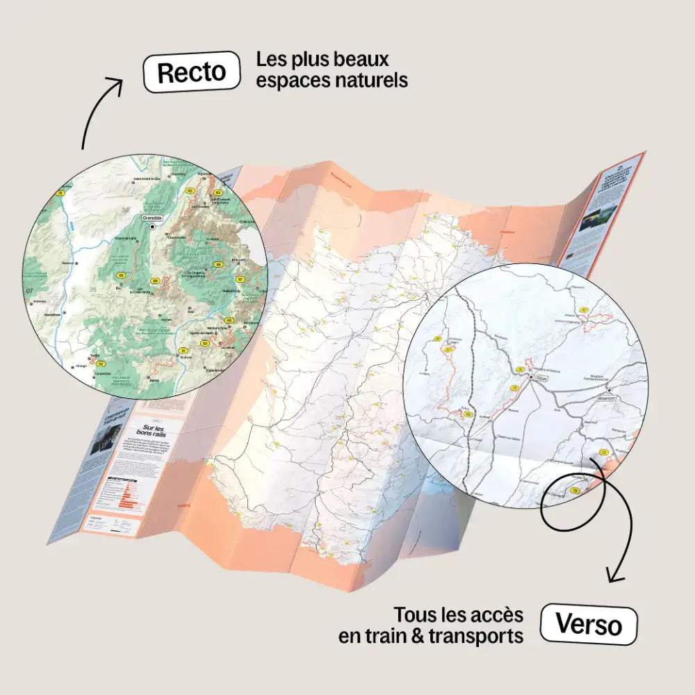 coffret recto verso 100 randonnées en France