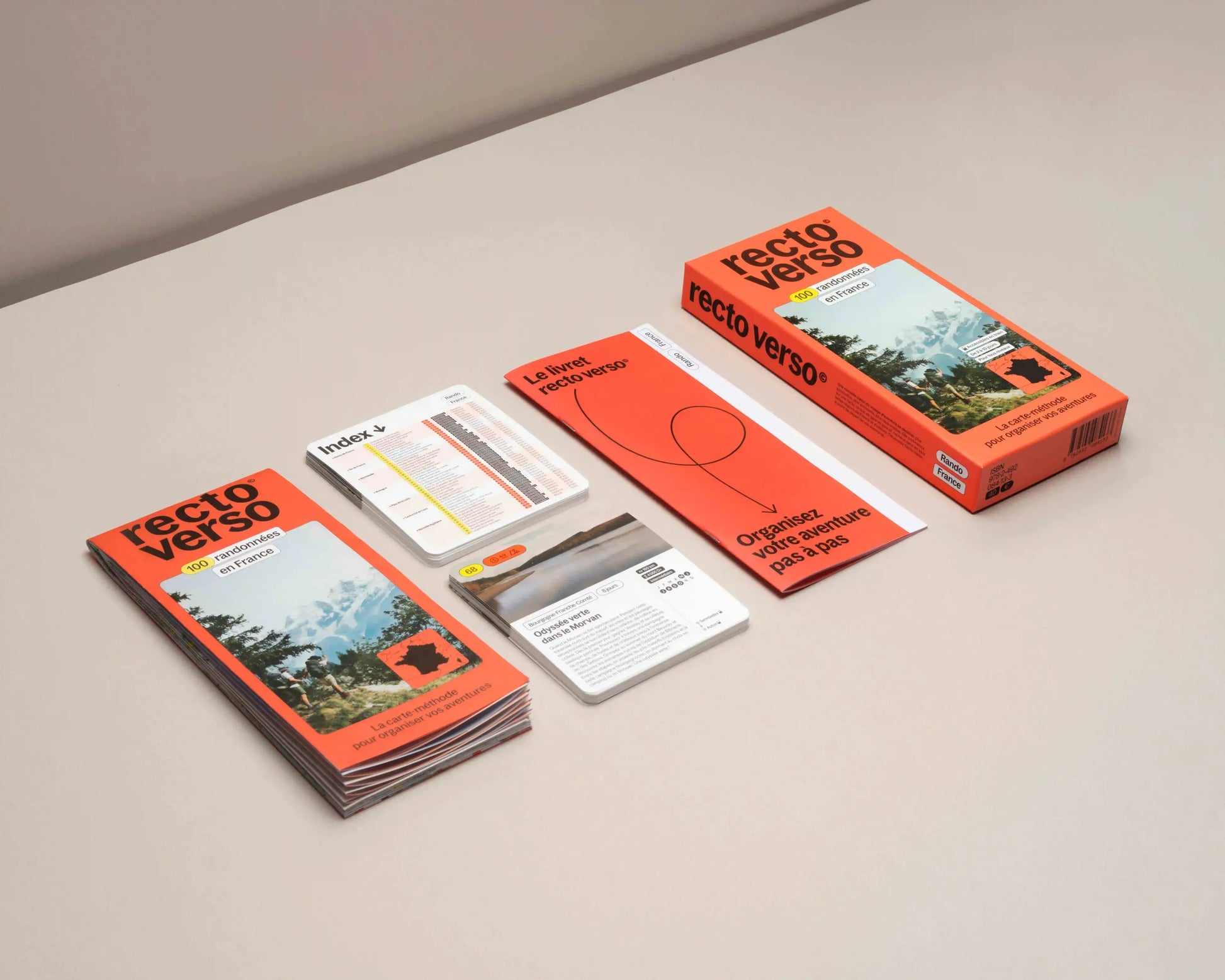 coffret recto verso 100 randonnées en France