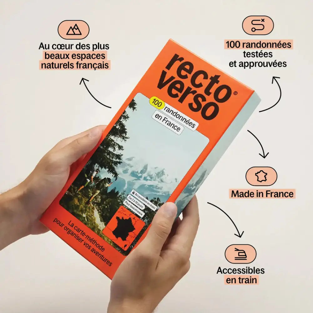 coffret recto verso 100 randonnées en France