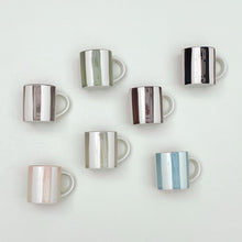 collection tasses à expresso rayées