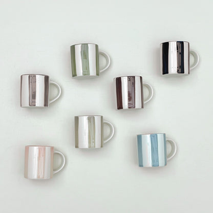 collection tasses à expresso rayées