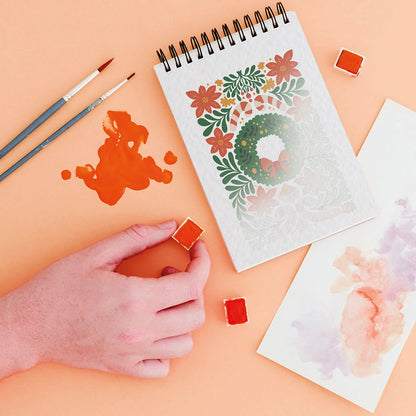 Carnet de Coloriage vert - Noël
