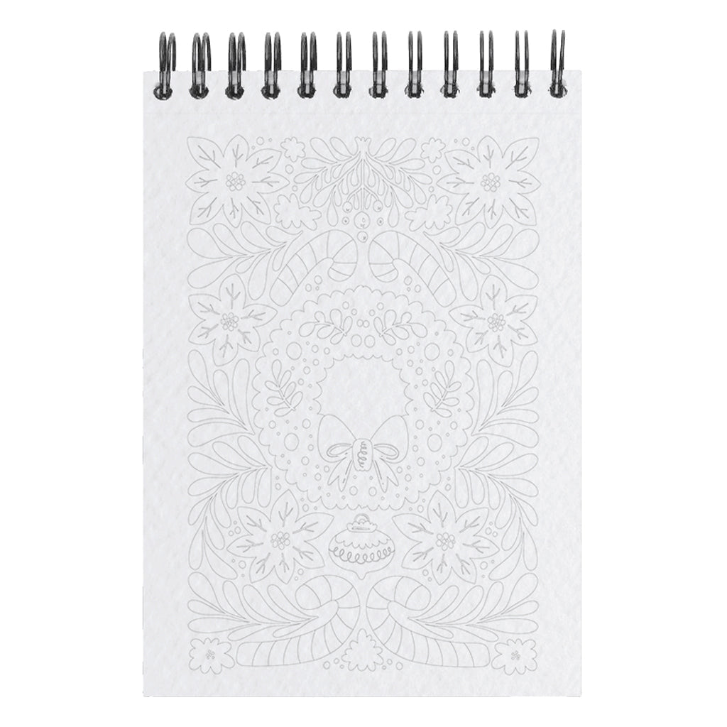Carnet de Coloriage vert - Noël