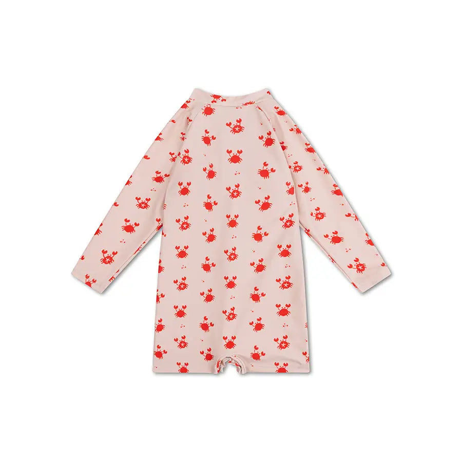 combi anti uv beige crabes 86 92 swim essentials