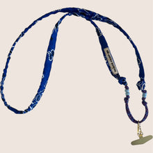 Cordon de téléphone bandana - Bleu primaire