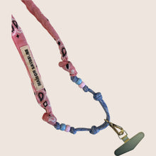 Cordon de téléphone bandana - Saumon