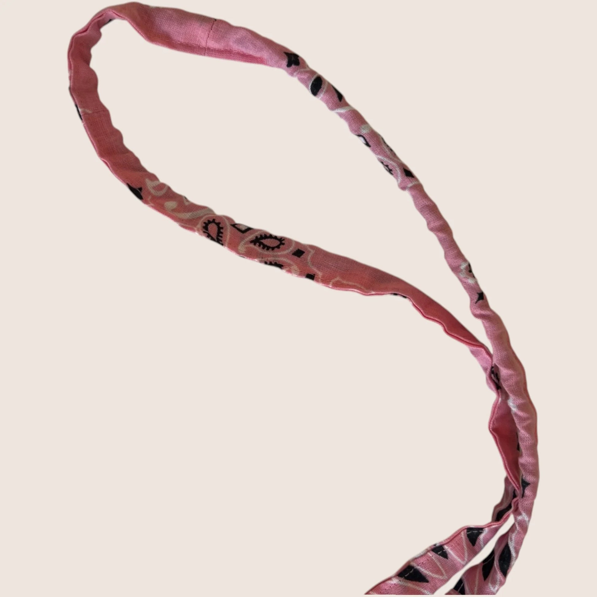 Cordon de téléphone bandana - Saumon