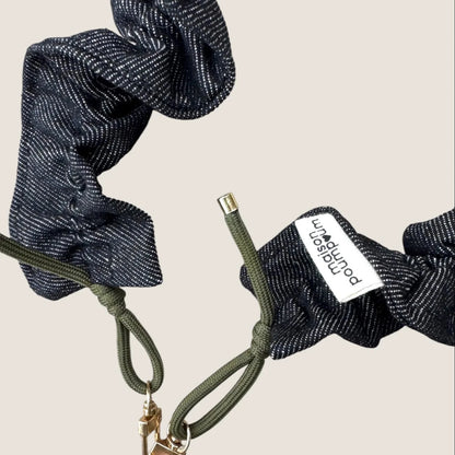 cordon de téléphone jean noir maison poumpoum