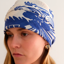 Foulard en coton - Club Soleil White Blue