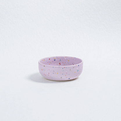 Coupelle tachetée en céramique - Lilas