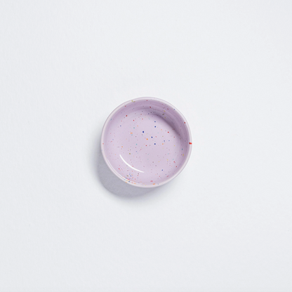 Coupelle tachetée en céramique - Lilas