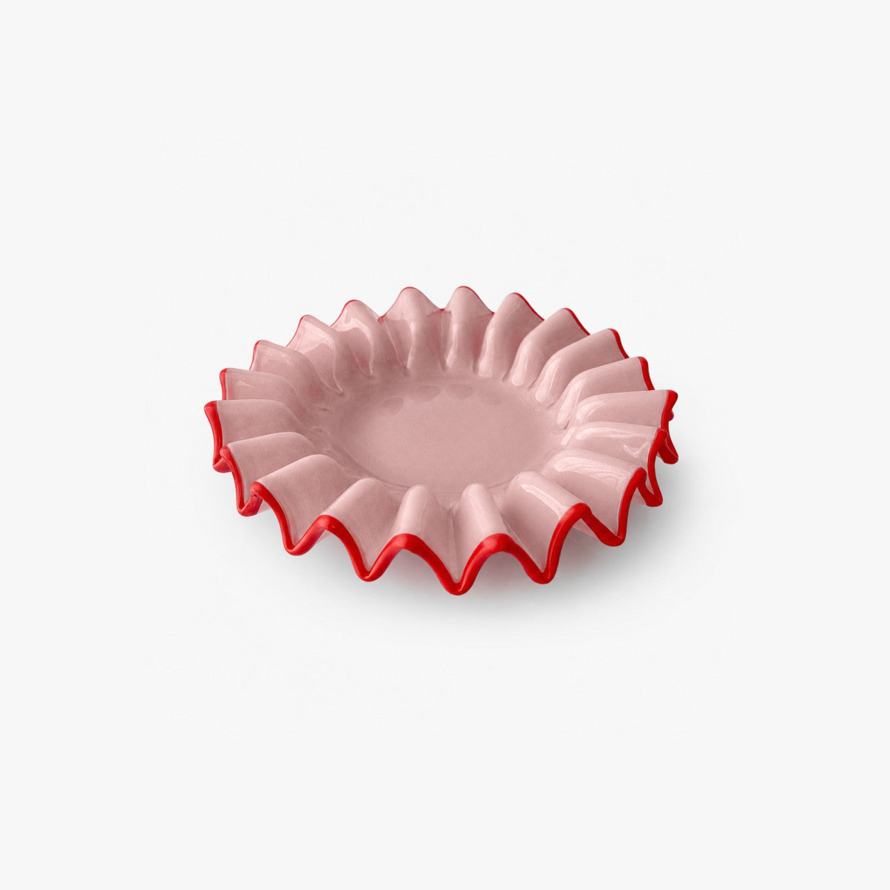 coupelle collerette rose rouge bazar de luxe