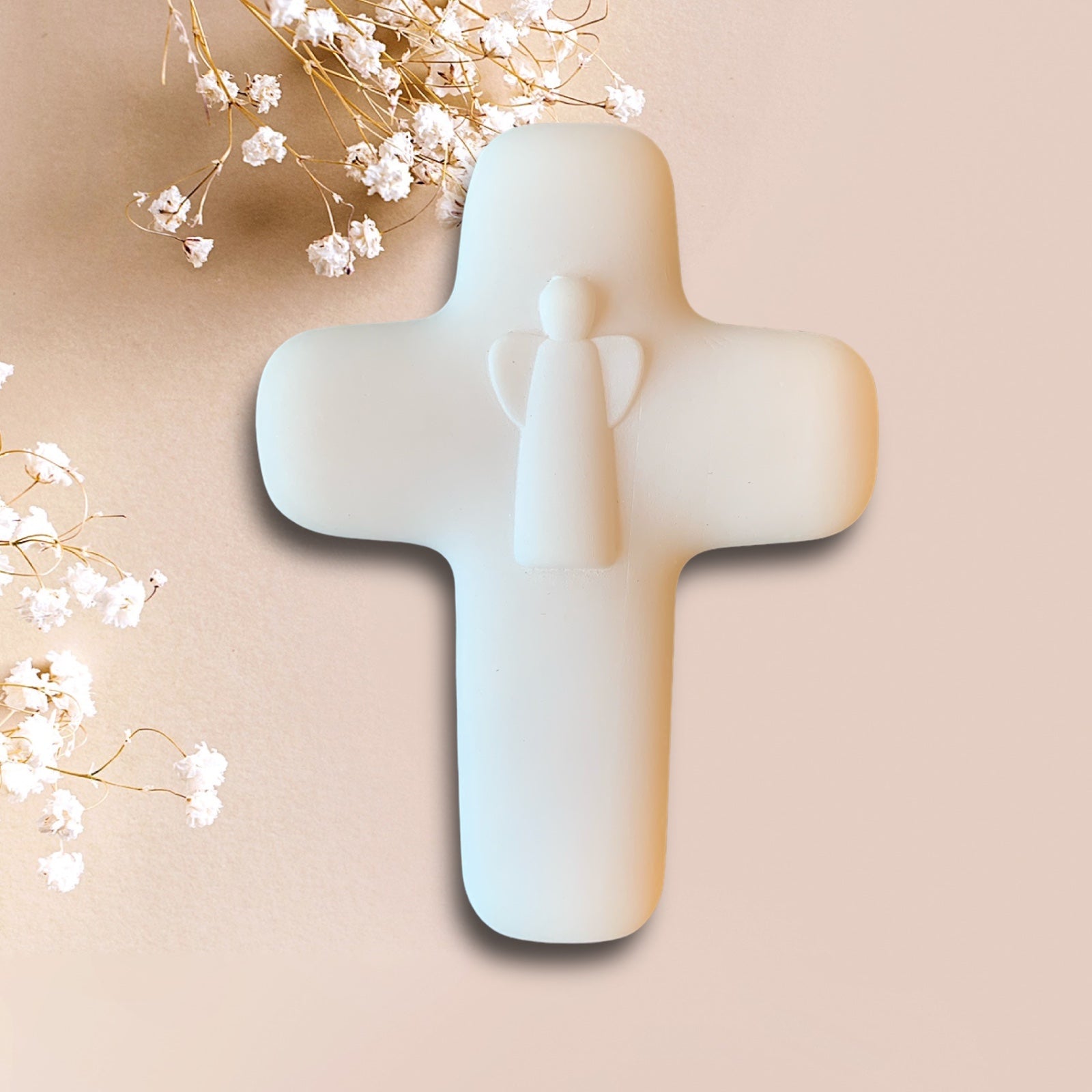 Croix ange - blanche