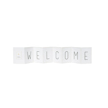 Carte accordéon - Welcome baby