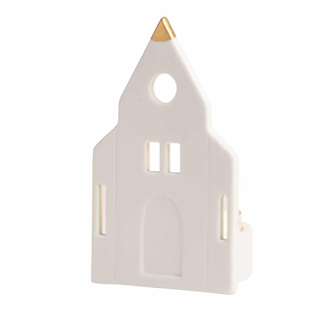 Bougeoir église - Porcelaine