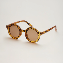 Lunettes adulte - Ronde Léopard