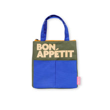 Sac isotherme "Bon Appétit" - Bleu & Kaki