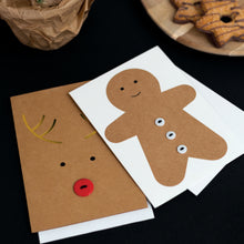 Carte de Noël - Bonhomme pain d'épice