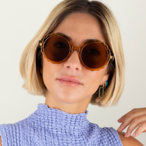 Lunettes de soleil Emma - Ambre