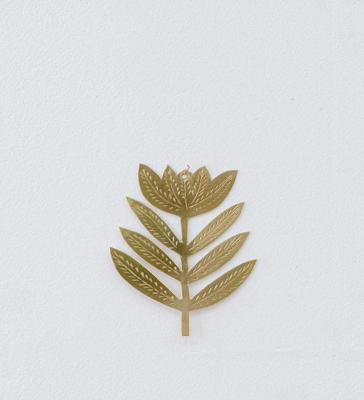 Décoration murale dorée - Tulipe GM