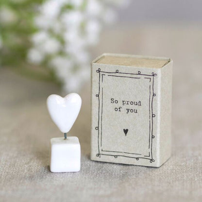 Mini boîte coeur - So proud of you
