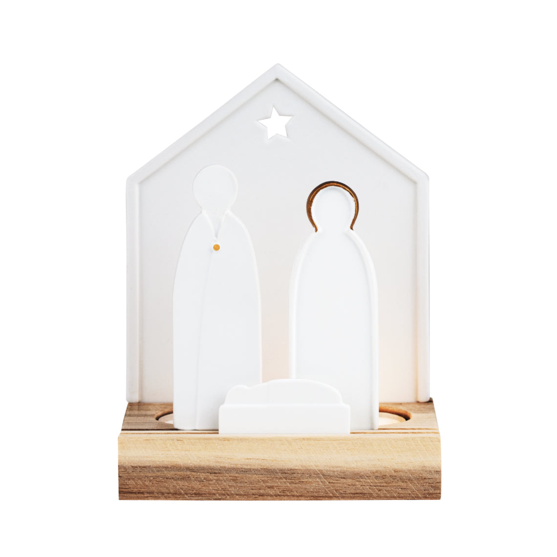 Crèche bougeoir - petit modèle