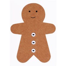 Carte de Noël - Bonhomme pain d'épice