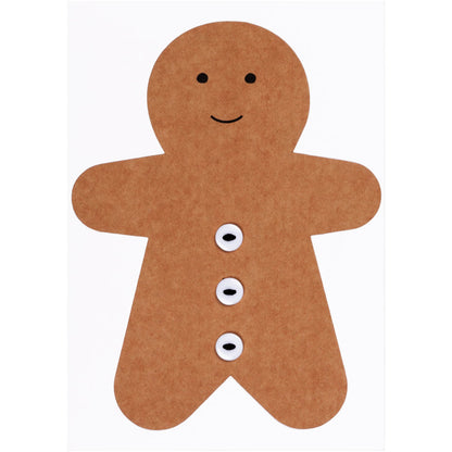 Carte de Noël - Bonhomme pain d'épice