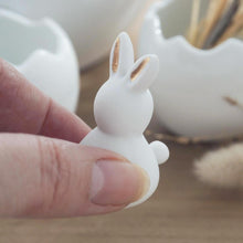 Duo de mini lapins - Blanc