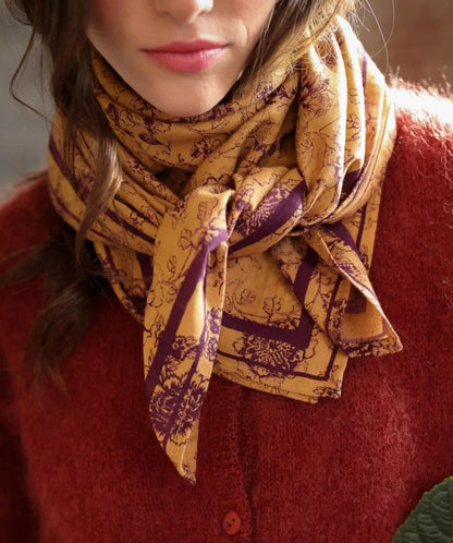 Foulard - Antoinette prune