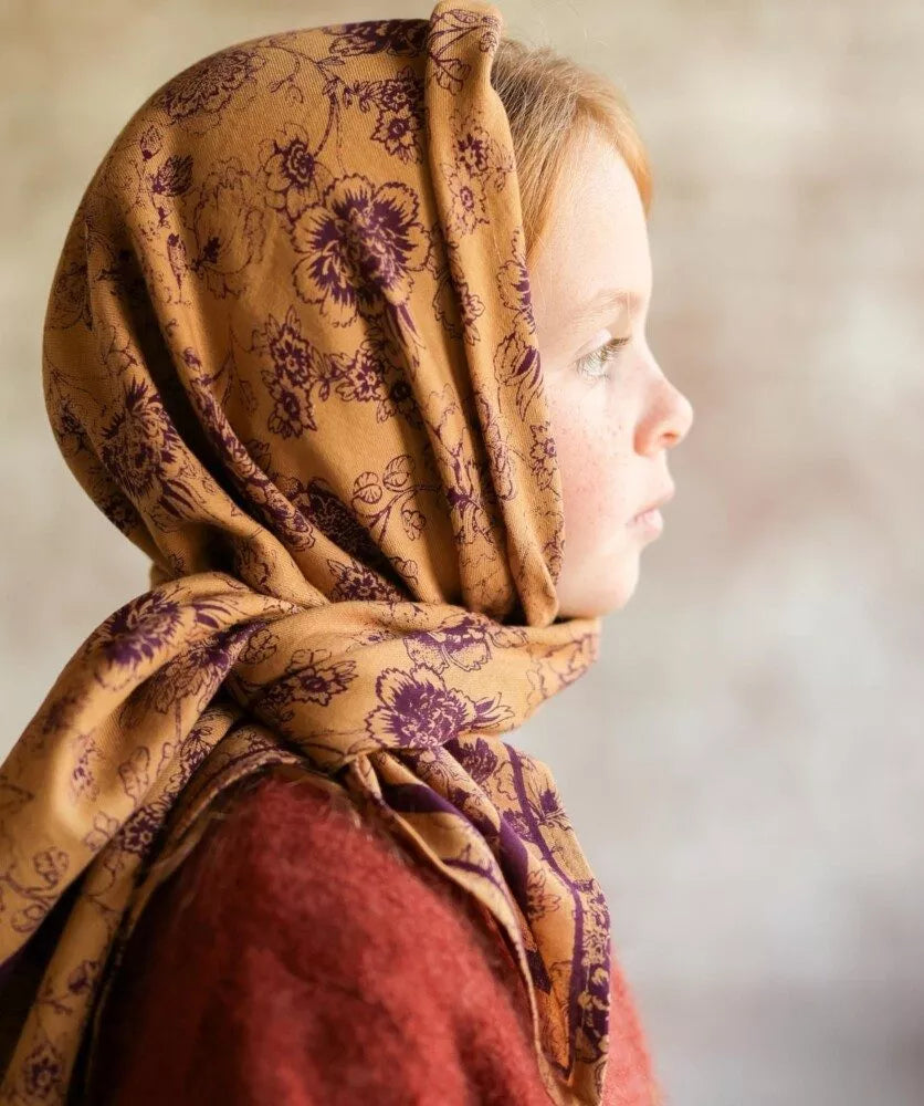 Foulard - Antoinette prune