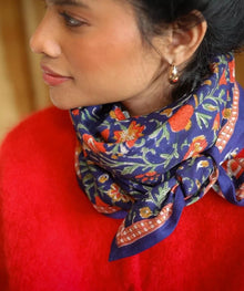 Foulard - Mina indigo