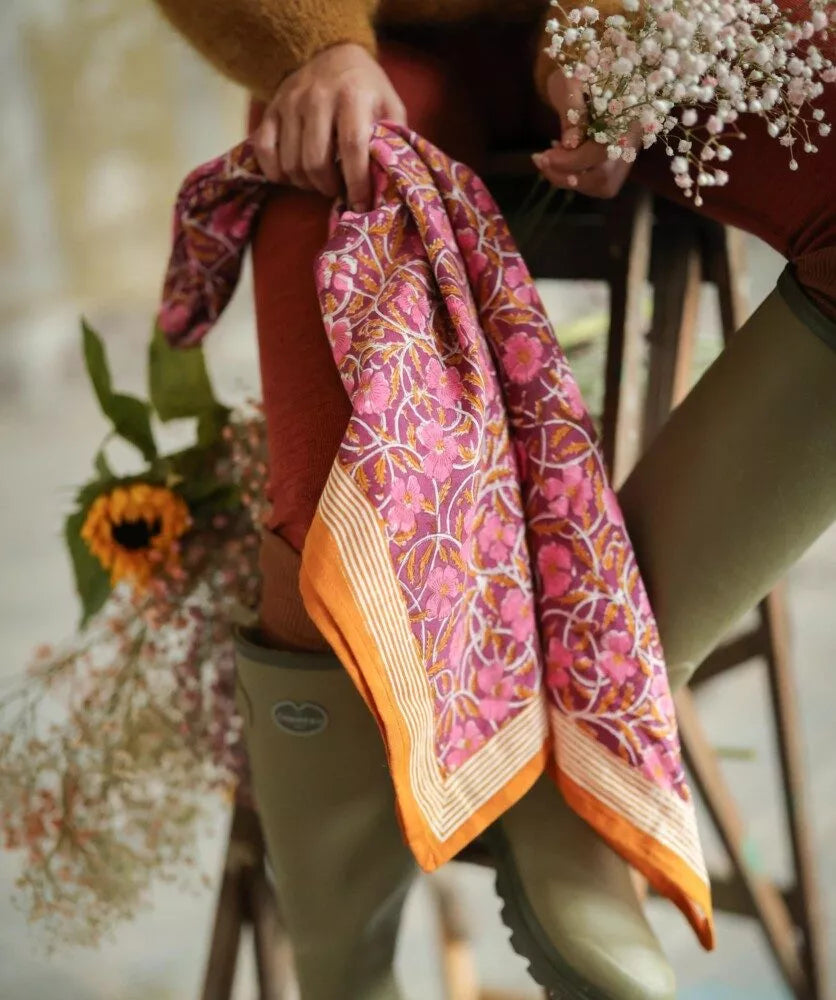 Foulard - Pia prune