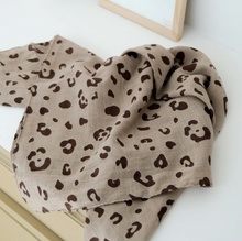 Foulard - Léopard taupe