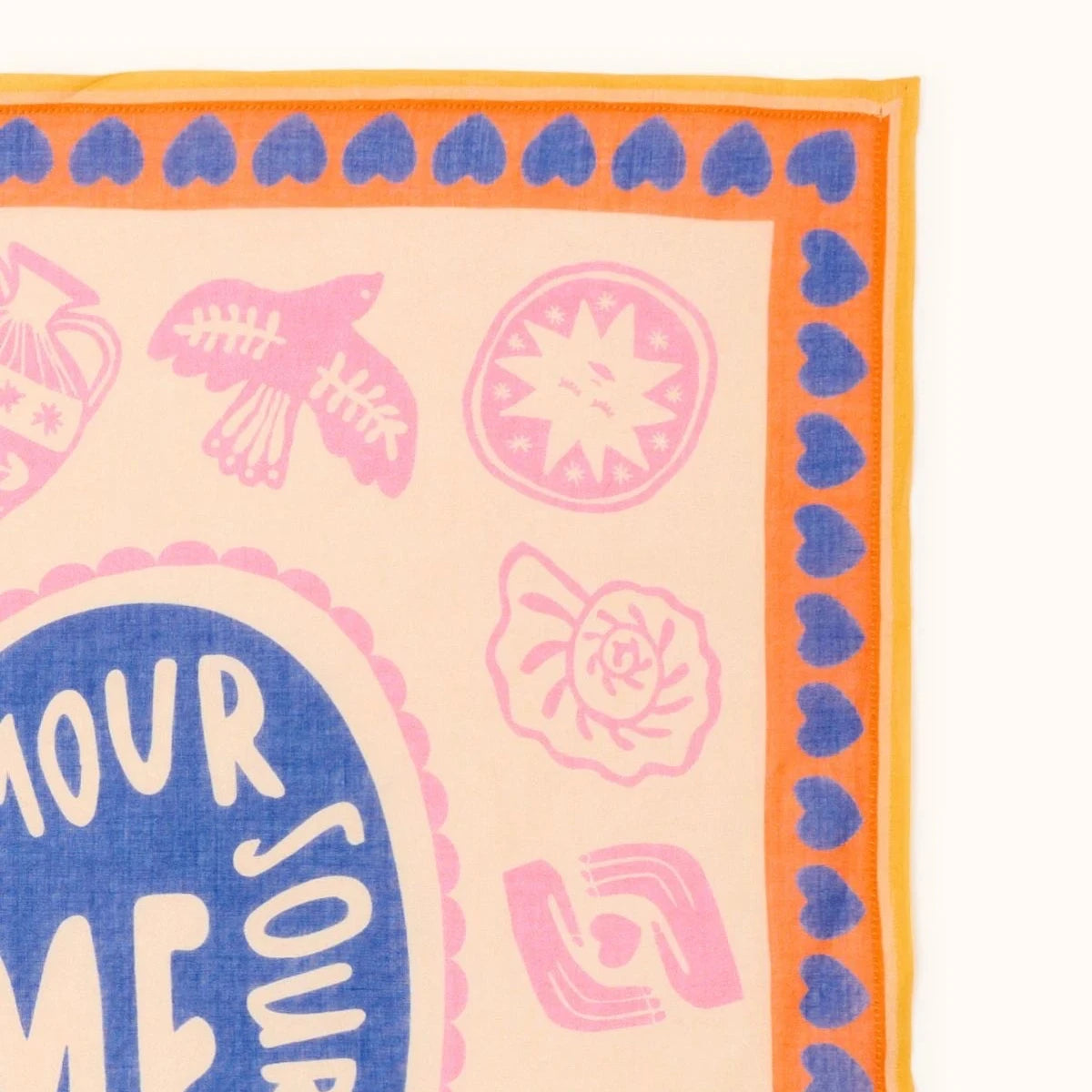 foulard-mamavida-mummy bleu royal