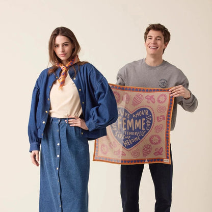 foulard-mamavida-mummy bleu royal