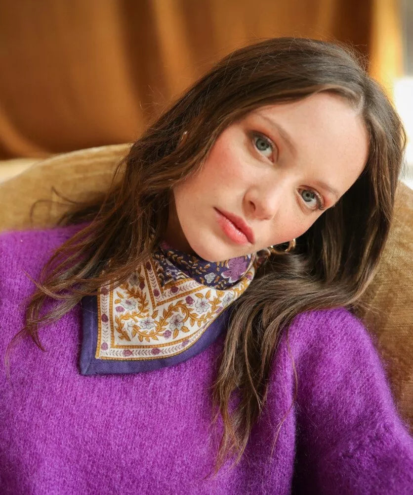 Petit foulard - Ellis cassis