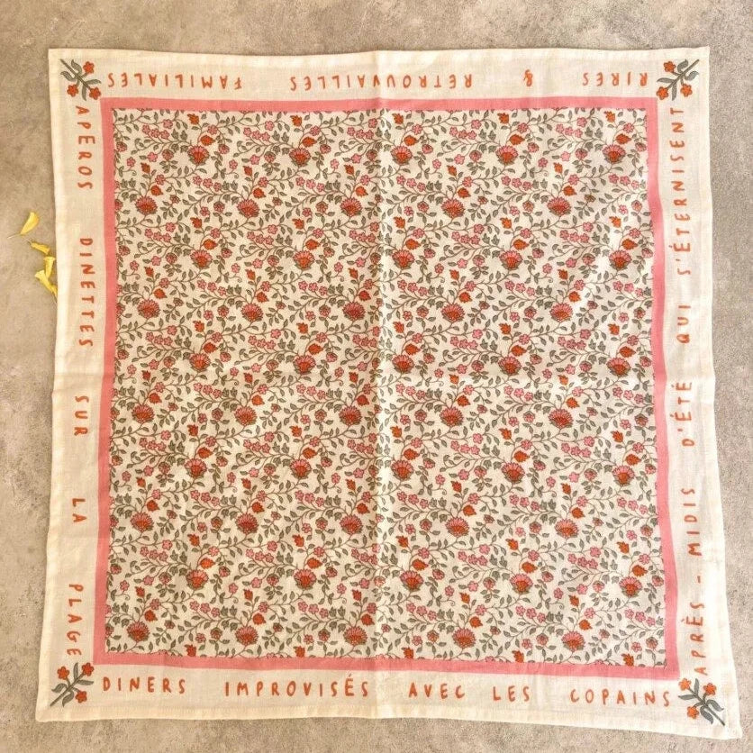 foulard - Rosa sorbet d'été