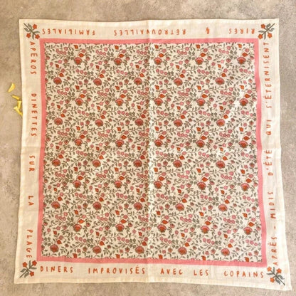 foulard - Rosa sorbet d'été