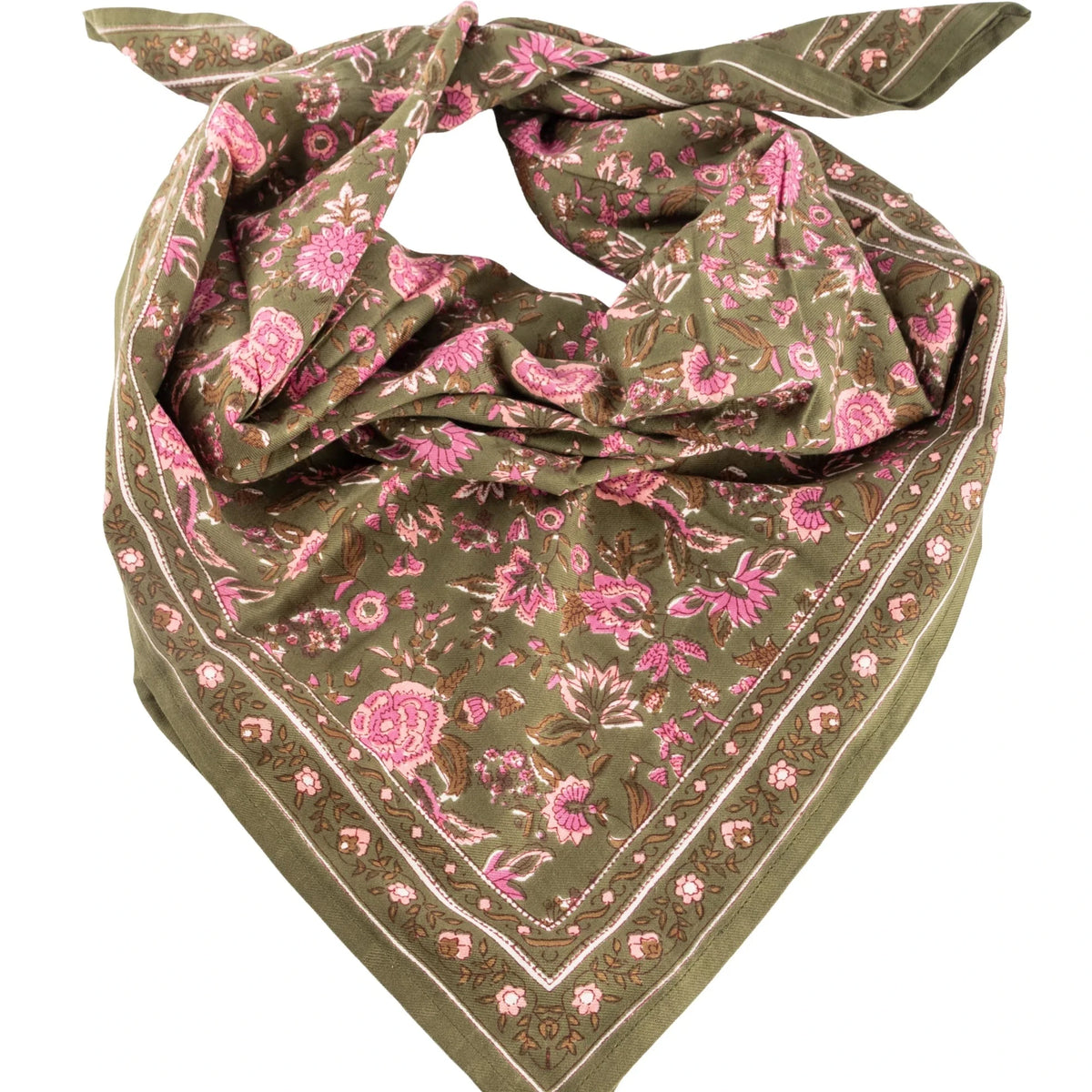 foulard Goa khaki bindi atelier
