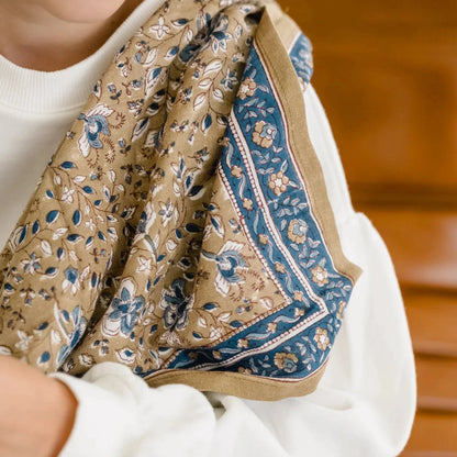 foulard folk story bronze bindi atelier
